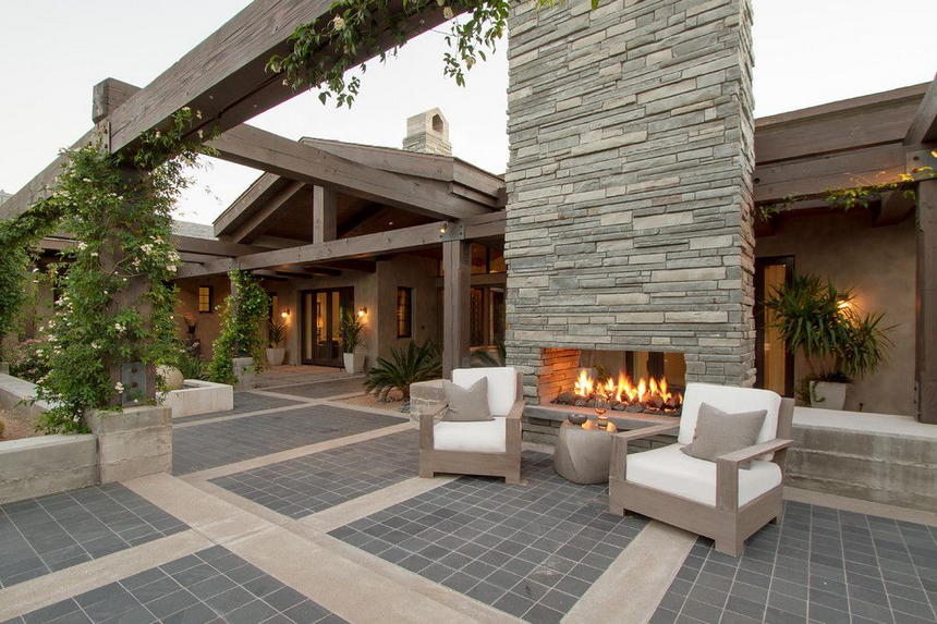 outdoor living spaces with fireplace (17)